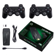 Retro Console Game Console with 20000+ Games, 9 Emulators, 4K HDMI Output, 2 Bluetooth Gamepads, Wireless for All Ages