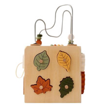 Générique Wooden Building Blocks Set for Bead Sequencing and Sorting Educational Games for Preschool Kids Ages 1 to 3