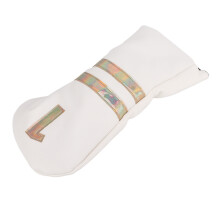 Wasserdichter PU-Leder-Golfkopfhaube mit bunten Nummern, 33cm