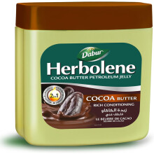 Dabur Herbolene Cocoa Butter Petroleum Jelly 225ml | Enriched with Vitamin E, Deep Moisturizing, Nourishes Dry & Rough Skin, Softens & Smooths Skin