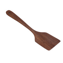 Cuillère en bois wengé 30,5 cm légère, trou de suspension