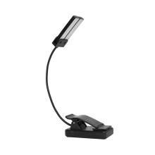 Clip LED Music Light Rechargeable Reading Lamp for Piano, Dimmable Table Lamp with Power Indicator for Music Stand and Desk Use