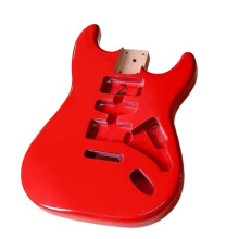 Professional ST E Guitar Body Kit for DIY Assembly, Plywood, Universal Design, Three Single Cutaway Style