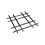Chrome Trivet 20cm Cross Heat Resistant Pot Pan Stand 1