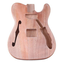 Okoume F Hole Electric Guitar DIY Kit for TL E Guitar Body, Professional Quality, Lightweight Wood, Customizable Design