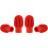 Drumstick Tip Drum Practice Mutes 2-Pack, Durable Rubber Drumstick Dampeners for Quiet Practice and Performance 2