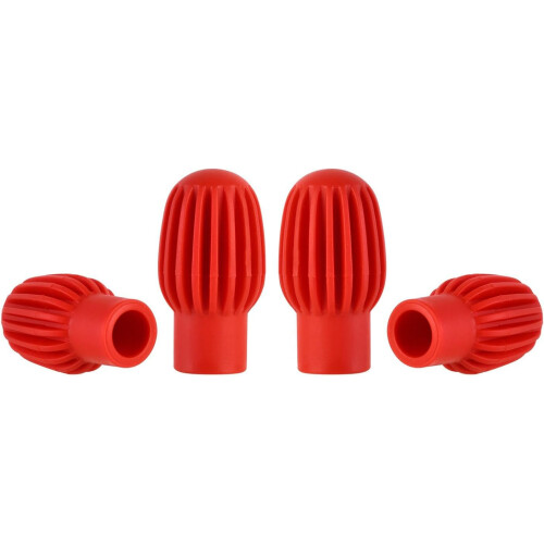 Drumstick Tip Drum Practice Mutes 2-Pack, Durable Rubber Drumstick Dampeners for Quiet Practice and Performance 1