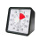 Visual 60 Minute Timer for Kids and Adults, Silent Countdown Timer for Home and Classroom Use, Black Color 1