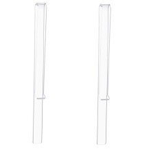 Transparent Acrylic Music Book Clips - 2-Pack Practical Sheet Music Holders for Piano, Compatible with Most Music Stands
