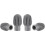 Drumstick Tip Drum Dampeners 2-Pack for Practice, Musicians, Compatible with Standard Drumsticks, Accessory Cover 4