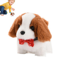 Walking Animal Toy for Kids, Colorful Cartoon Plush Rabbit Dog, Educational Activity Bernese Mountain Dog, Soft Stuffed Animal