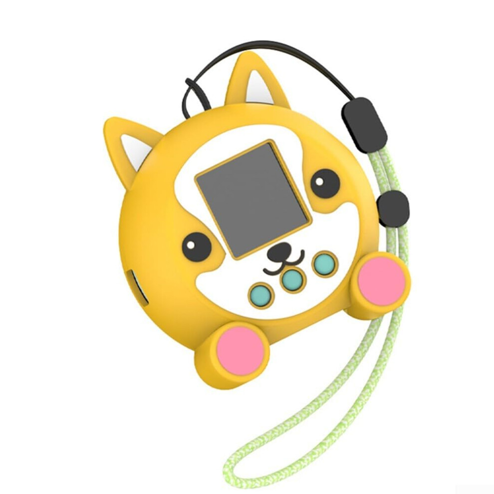 Interactive Toy Silicone Case Cover For Punirunes Digital Toy, Soft Protective Sleeve With Lanyard, Color Yellow 6038364807151