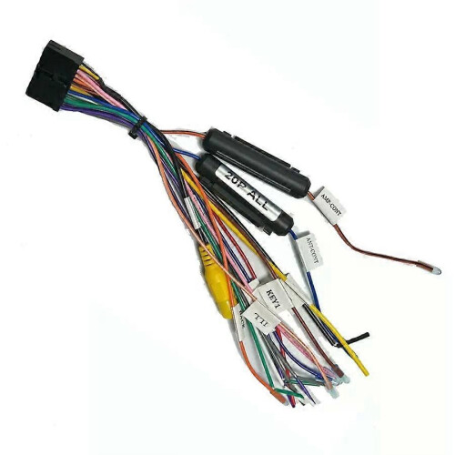 Universal 20-pins kabelnätskontaktadapter för bilstereo 1