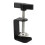 Universal- C Shape Table Mounting Clamp Metal Black White Desktop Mic Stand Microphone Arm- Desk Mountv 4
