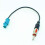 Adaptateur d'antenne autoradio universel Fakra vers DIN 3