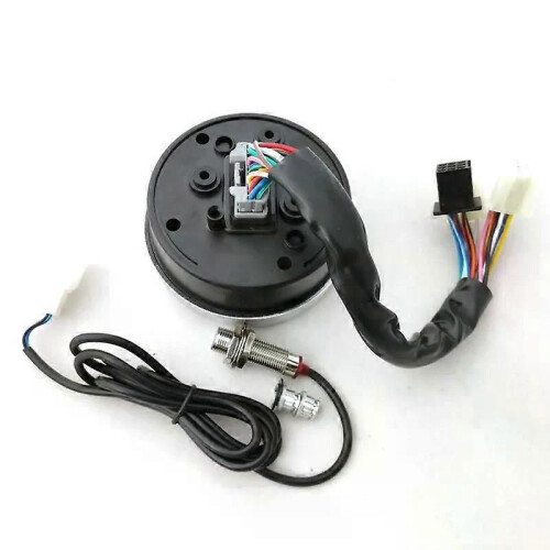 Universal LCD Digital Speedometer Odometer Tachometer Cylinders Gear Odometer Tachometer Trip Meter 1