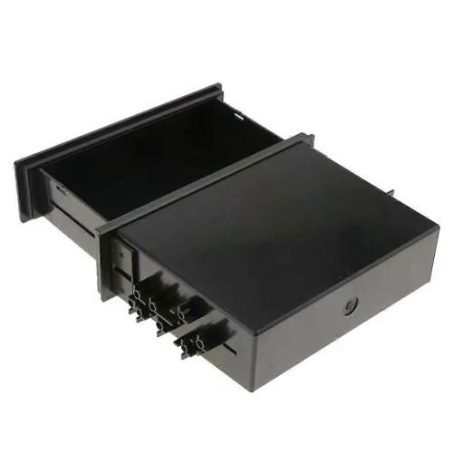 Universal Radioficka Bil Auto CD förvaringsbox Enkel installation Dash Montering Dash Trim 2