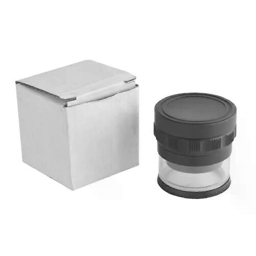 Verbeterde 10x-standaard meetloep schaal vergrootglas compact verjaardagscadeau 2