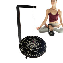 Pendelhalter Ständer Holzbrett Für Pendelaltar - Mystische Rituale Meditative Hexenutensilien 30x20cm Aus Holz