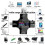 USB C Tester 2 in 1 Type C USB Tester Color Screen IPS Digital Multimeter Jännitevirran tehovastus 2