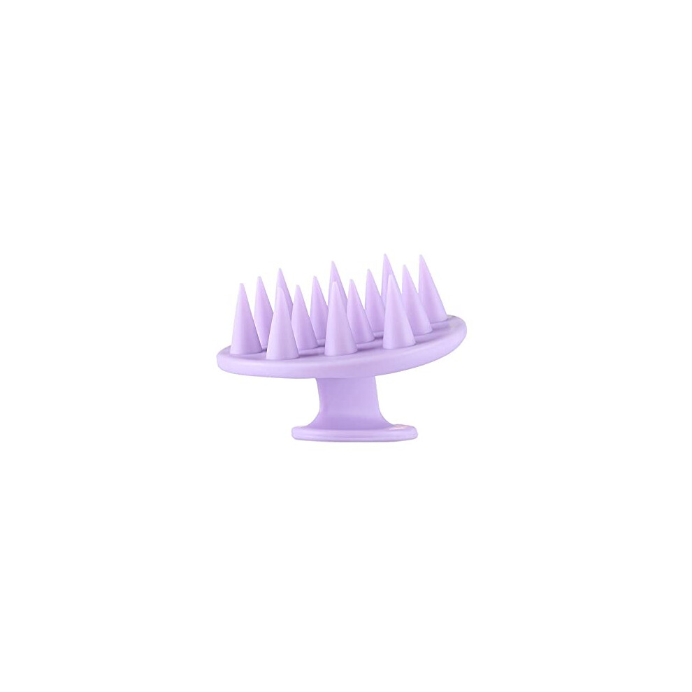 Blue/Green Scalp Brush Massager With Silicone Bristles For Shampooing, Bathing, And Relaxation - And Color Options