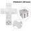 Welding Practice Board For MIG TIG 6 PCS/Pack Coupons DIY Keywords Square Welding Coupons Welding Practice 4