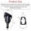 Buse de pulvérisation de lave-glace pour Chrysler Dodge Jeep 4805742AB 5116079AA 2