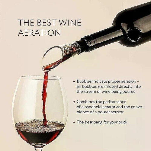 Vinluftare hällkar Karaff Spritflaskor Propppip Premium Crystal vinhällare Aireators Bar 1