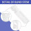 Vertical Blind Stem Replacement White Stems for Vertical Window Blind Vertical Blind Carrier Stem Vertical 2