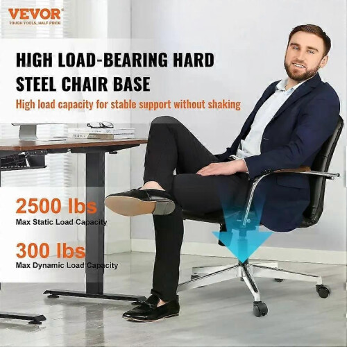 VEVOR Bürostuhl-Basis, Ersatz, 28, robuste Metall-Hockerbasis, 2500 lbs 1