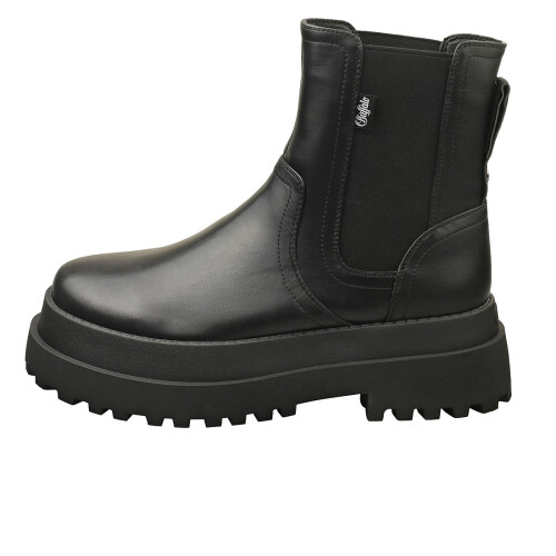 Buffalo (39) Buffalo Pluto Vegan Damen Chelsea Stiefel Schwarz 2