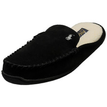 Ralph Lauren BRENAN Herren Hausschuhe Schwarz Grau - 41 EU