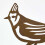 Homescapes Steel Crested Tit Fence Topper 3