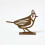 Homescapes Steel Crested Tit Fence Topper 2
