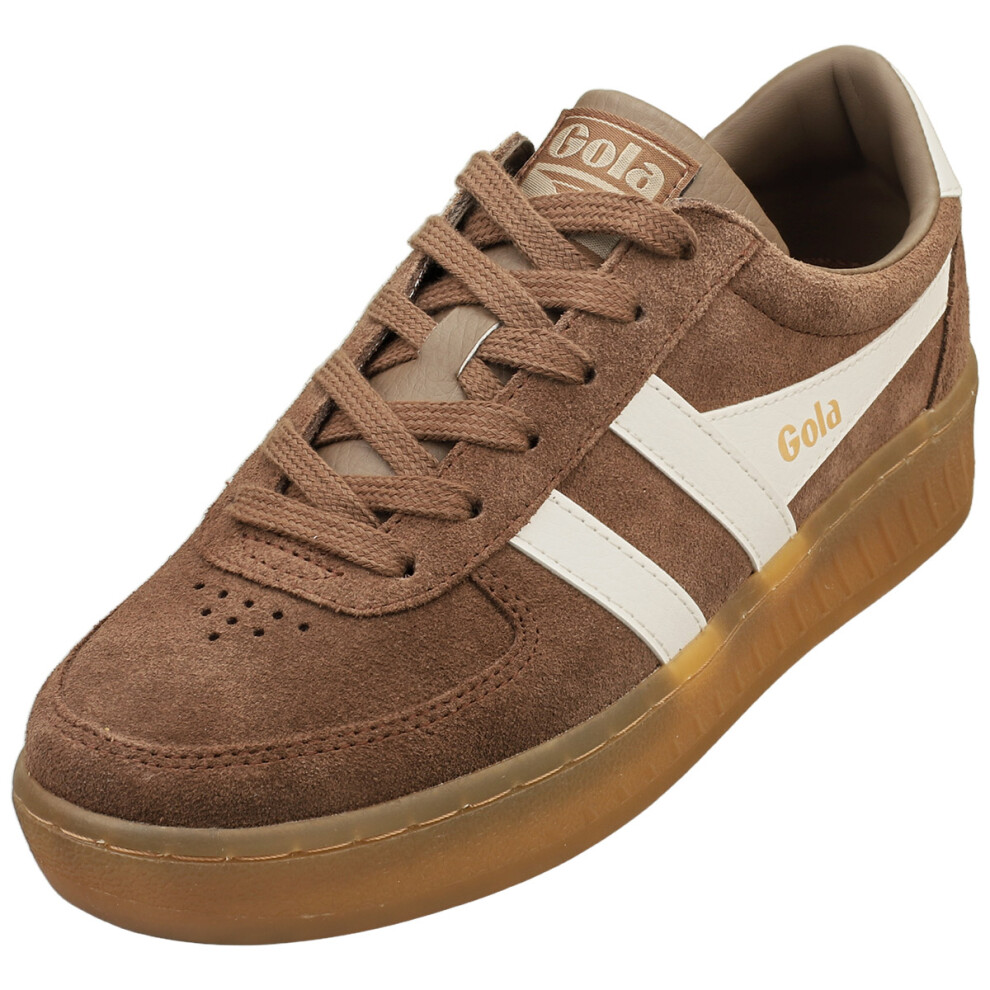 Gola (3) Grandslam Womens Fashion Trainers In Brown White