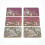 Homescapes Cork Coasters with Mushroom Design, Set of 6 3