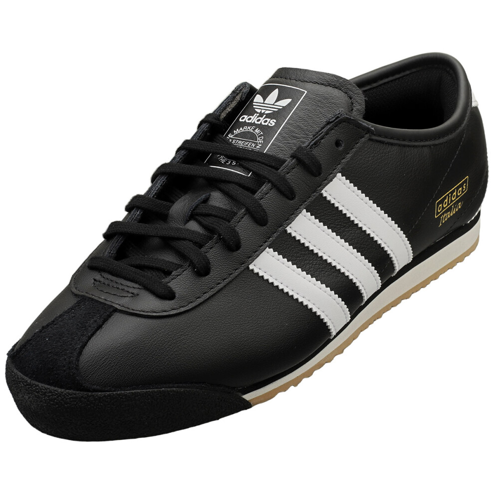Adidas Italia 70S Mens Casual Trainers In Black White - 7.5 Uk White,Black