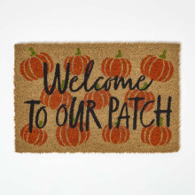 Pumpkin Patch Non-Slip Coir Doormat, 40 x 60 cm