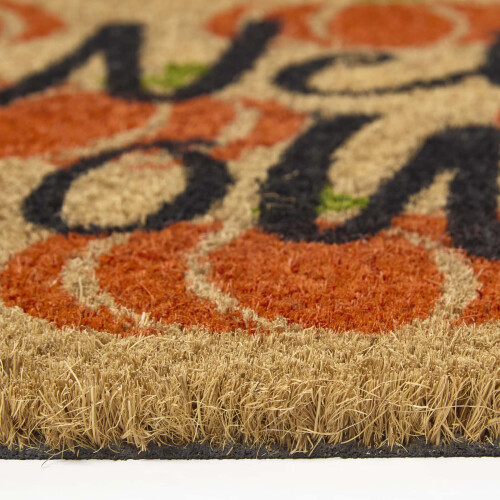 Homescapes Pumpkin Patch Non-Slip Coir Doormat, 40 x 60 cm 2