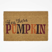 Hey There Pumpkin Non-Slip Coir Doormat, 40 x 60 cm
