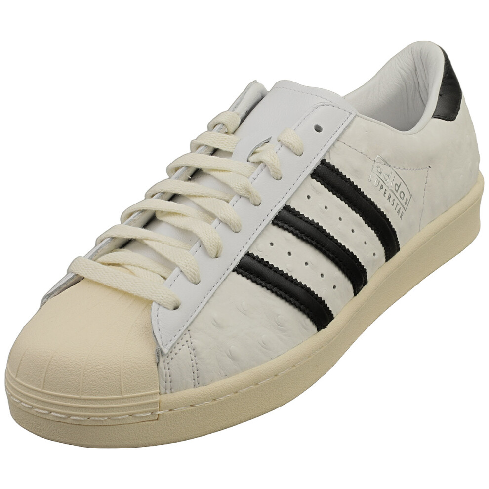 Adidas Superstar Vintage Womens Classic Trainers In White Black - 5.5 Uk White,Black,Multicoloured