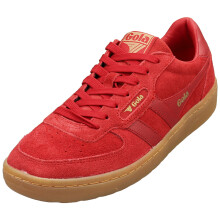 (3) Gola Hawk 86 Womens Fashion Trainers in Red