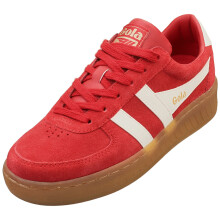 (4) Gola Grandslam Womens Fashion Trainers in Red Off White