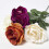 Homescapes Set of 4 Artificial Autumn Rose Stems 3