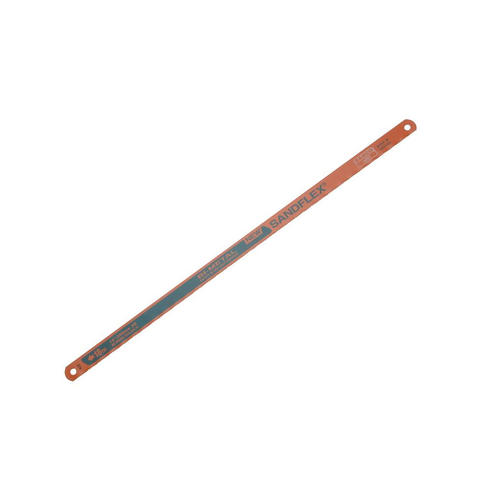 Bahco 3906 Sandflex Hacksaw Blades 300Mm (12In) X 18 Tpi (Pack 5)