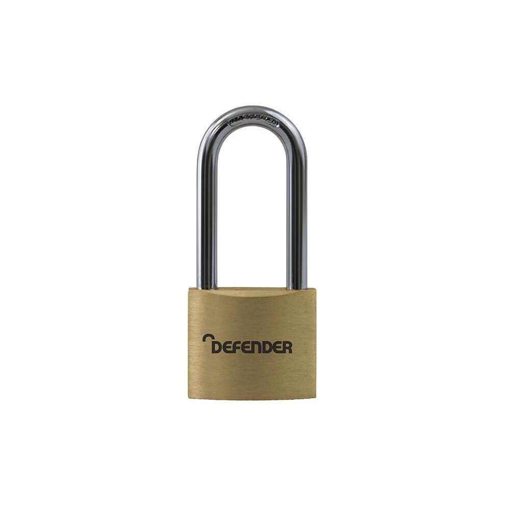 Brass Padlock Long Shackle 40Mm Keyed Alike 5012245039870