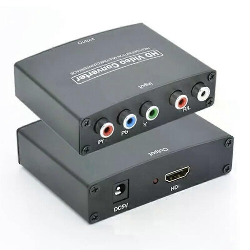 Convertitore da componente Ypbpr a HDMI compatibile con HDMI HD Convertitore da Ypbpr+L/Raudio a HDMI 2