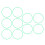 10 Pcs Agility Speed Rings Balance Coordination 1