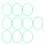 10 Pcs Agility Speed Rings Balance Coordination 8