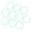 10 Pcs Agility Speed Rings Balance Coordination 7